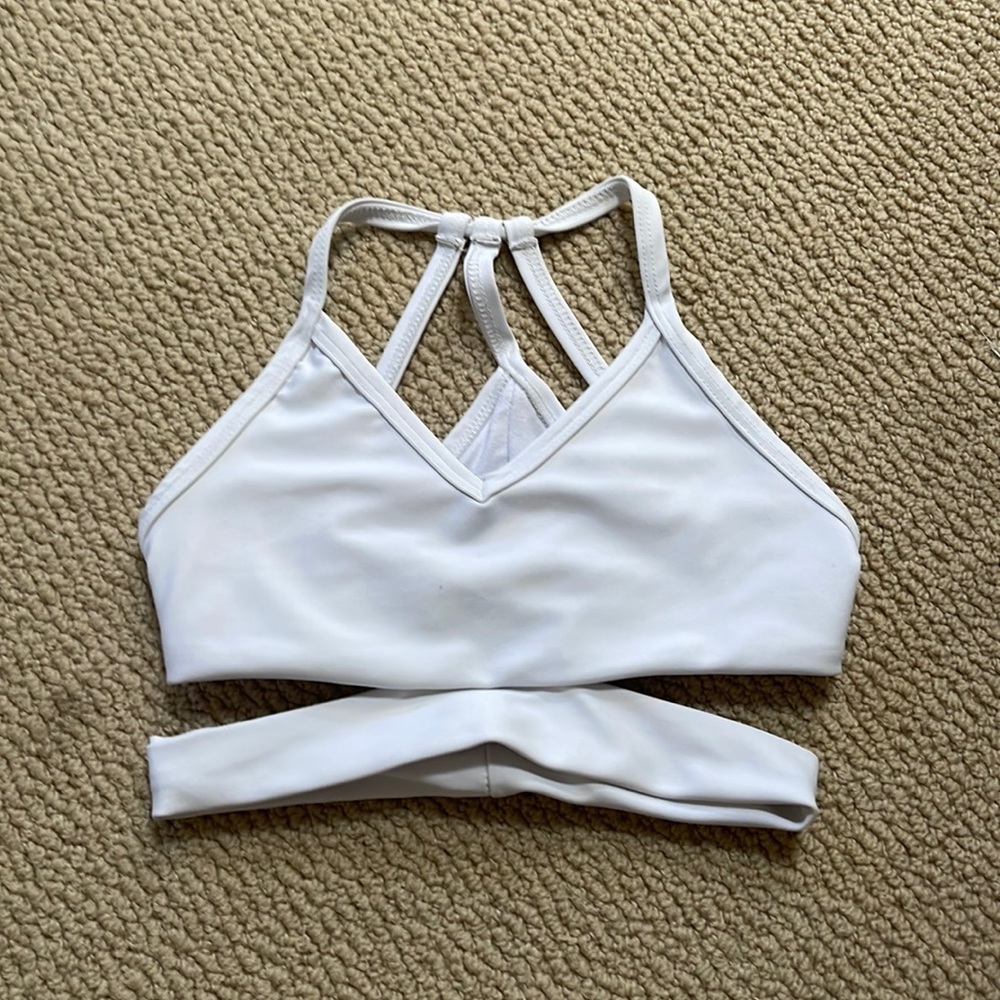 FIVE THE LABEL MAVERICK BRA IN white YL